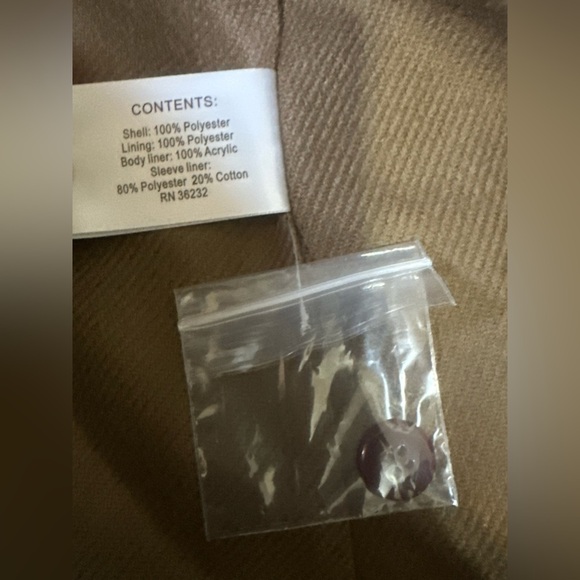 GALLERY Burgundy Hooded Coat/Jacket NWOT Size XL - Picture 12 of 12